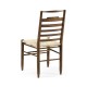 Dark Oak Ladder Back Country Side Chair