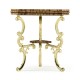 Argentinian Walnut Triangular Topped Side Table