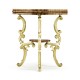 Argentinian Walnut Triangular Topped Side Table