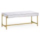 Églomisé & Iron Box Top Coffee Table