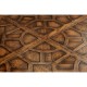 Argentinian Walnut Parquetry & Iron Coffee Table