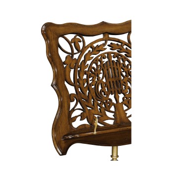 Fretwork Walnut Adjustable Music Stand