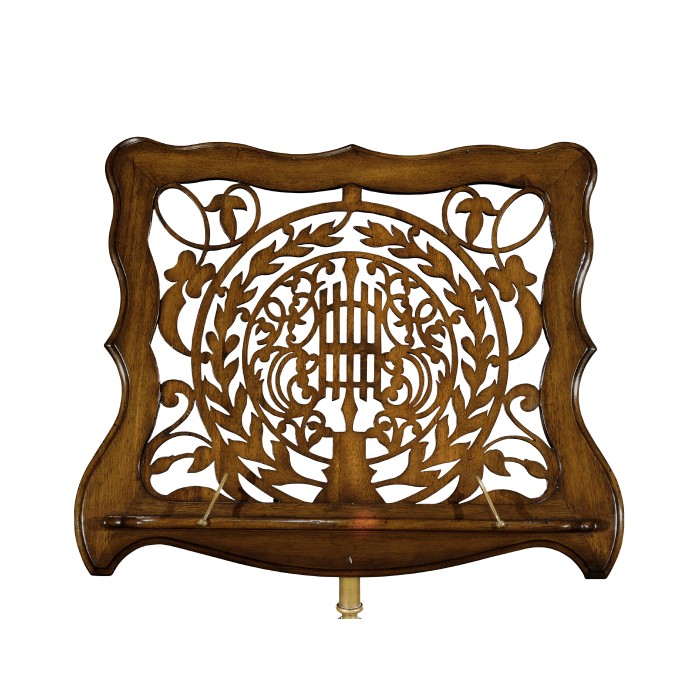 Fretwork Walnut Adjustable Music Stand