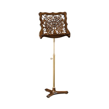 Fretwork Walnut Adjustable Music Stand