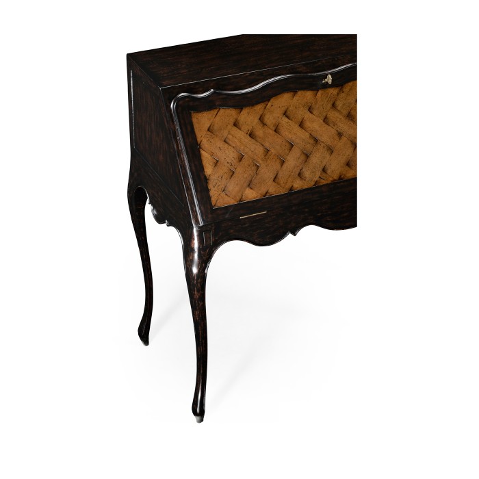 French style bureau with parquet fall front