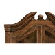 Walnut queen Anne style corner cabinet