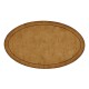 Masur birch oval lamp table