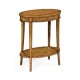 Masur birch oval lamp table