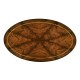 Mahogany Oval Lamp Table