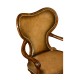 Double Lobed Shaped Mahogany Office Chair