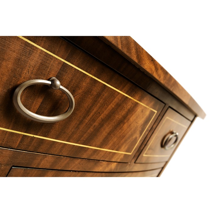 Biedermeier Bow Front Chest