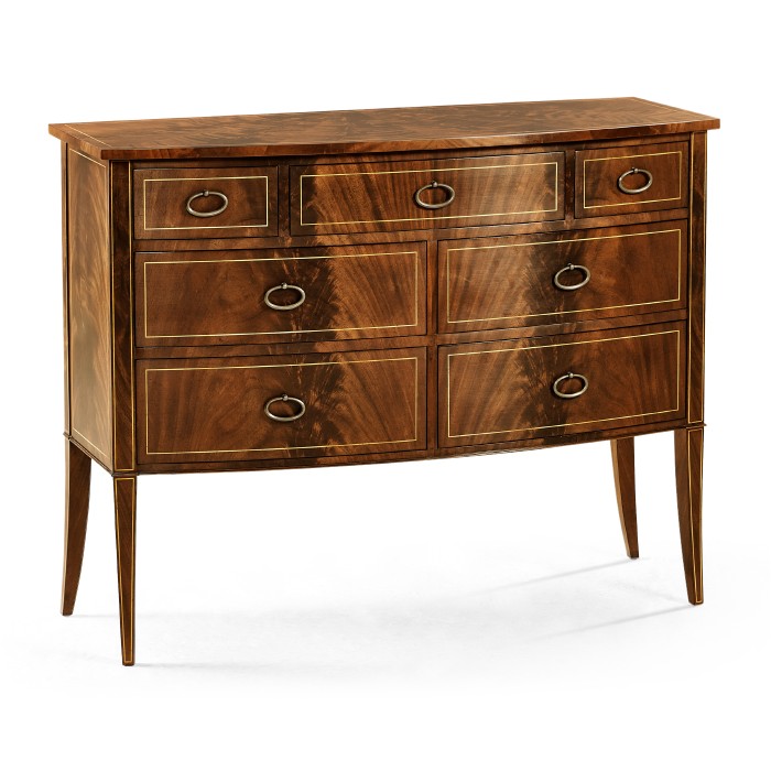 Biedermeier Bow Front Chest