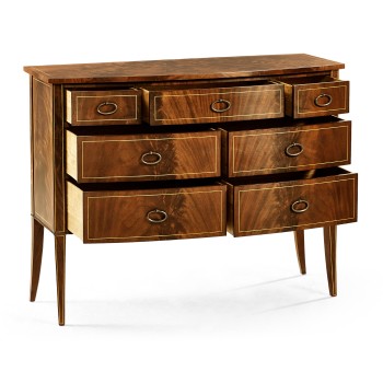 Biedermeier Bow Front Chest