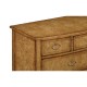 Biedermeier bow front chest of drawers (Birch)
