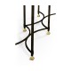 Argentinian Walnut Parquetry & Iron Console