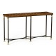 Argentinian Walnut Parquetry & Iron Console