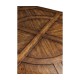 Argentinian Walnut Parquetry & Iron Side Table
