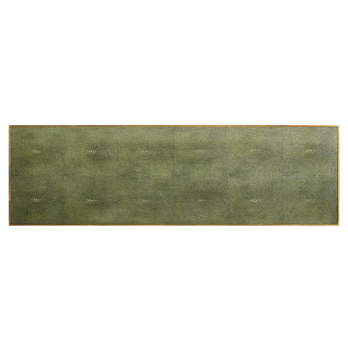 Green Faux Shagreen & Gilded Console 