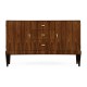 Art Deco High Lustre Curved Sideboard 