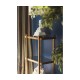 Églomisé & Gilded Iron Narrow Four-Tier Étagère