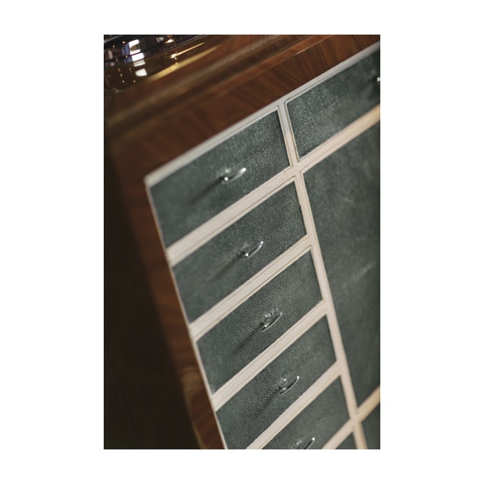 Art Deco Macassar Ebony High Lustre Secretaire