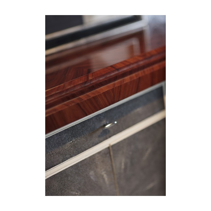 Art Deco Style Secretaire with Brass