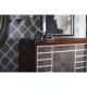 Art Deco High Lustre Secretaire with Brass