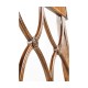 Regency Crotch Walnut Curved Back Side Chair