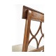 Regency Crotch Walnut Curved Back Side Chair
