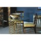 Regency Black Painted Curved Back Side Chair