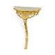 Carved & Gilded Bracket Console (Scagliola Top)