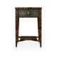 Anthracite Shagreen Rectangular Side Table