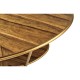 Argentinian walnut veneered oval coffee table