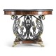 Baroque Wrought Iron & Brass Centre Table