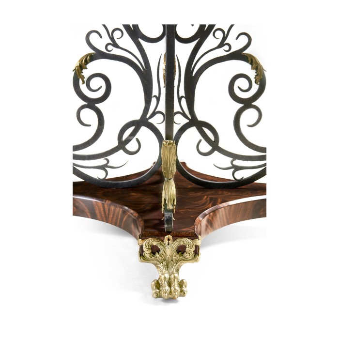 Baroque Wrought Iron & Brass Centre Table