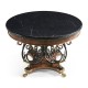 Baroque Wrought Iron & Brass Centre Table