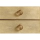 Ivory Faux Shagreen 3-Drawer Chest of Drawers