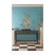 Ivory Faux Shagreen Console