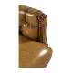 Chesterfield Style Walnut Office Chair
