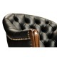 Chesterfield Style Walnut Office Chair