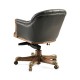 Chesterfield Style Walnut Office Chair