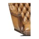 Chesterfield Style High Back Walnut Office Chair