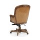 Chesterfield Style High Back Walnut Office Chair