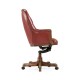 Chesterfield Style High Back Walnut Office Chair