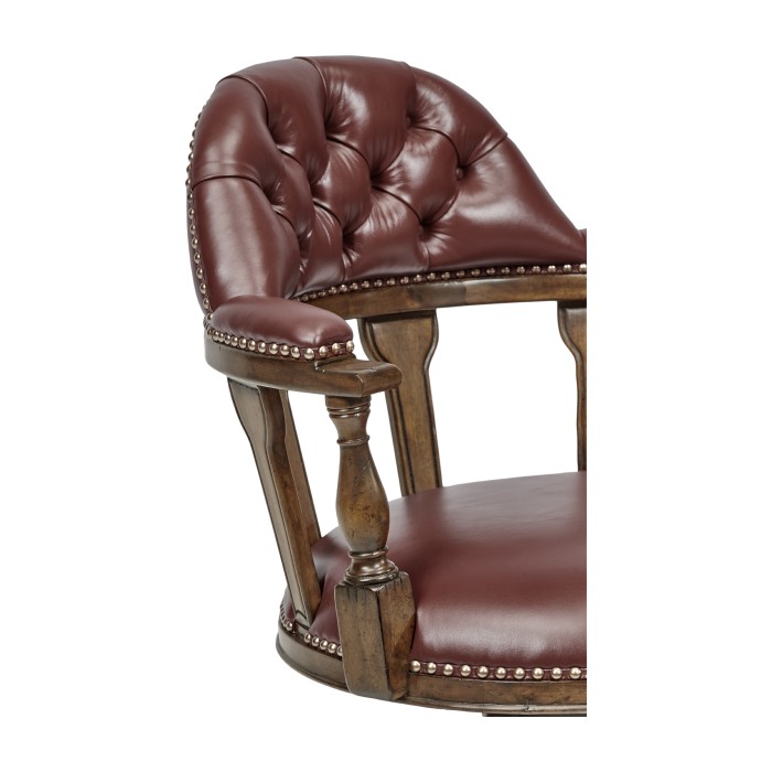 Captain's Style Walnut Office Chair