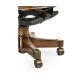Captain's Style Walnut Office Chair