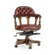 Captain's Style Walnut Office Chair