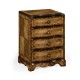 Small chest with decorative argentinian walnut veneer