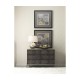 Églomisé & Silver Large Chest of Drawers