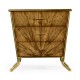 Argentinian Walnut Bedside Chest of Drawers